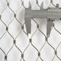 Filet de protection transparent en câble d'acier inoxydable pour escaliers d'atrium et protection résidentielle – Maille métallique en câble