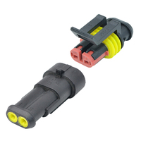 Kit de connecteur mâle/femelle étanche 1-6 broches Harnais scellé pour bornes électriques à faible fréquence pour la connexion