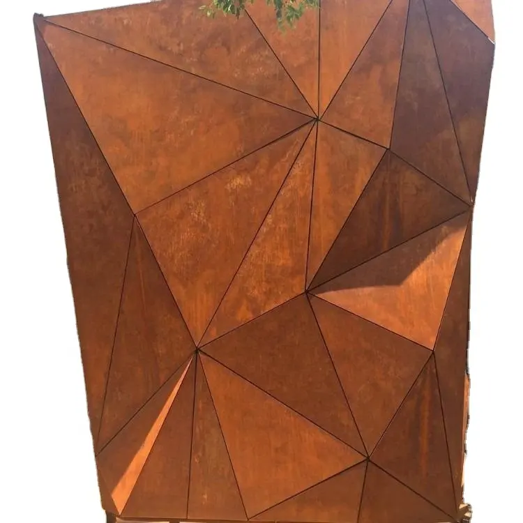 ASTM A588 corten steel plate price for garden sculpture cladding