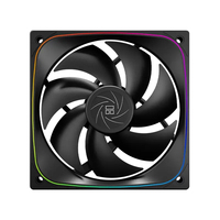 Noir Thermalright TL-Q12 120mm ARGB PWM PC Case Fan 2000RPM 68.9CFM High Airflow S-FDB Fan de refroidissement pour PC de jeu