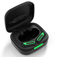 Modul Pengait Telinga Nirkabel Bluetooth 5.2 Audio HiFi Adaptor Gaming 0.75 0.78 Pin Kompatibel dengan Earphone KZ