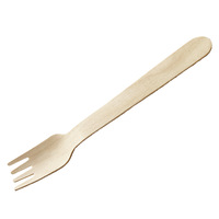 Ensemble de couverts jetables portables en bois de bouleau léger pour le voyage, la randonnée, le camping et les repas en plein air