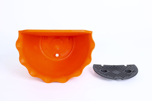 Modern Decorative <b>Plastic</b> Pots with Stone-Effect Finishes Durable <b>Square</b> Nursery <b>Containers</b> and Tall Ribbed Planters - Product Image 5