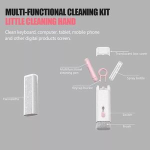 Hot Selling <b>Cheap</b> Multifunction 7 in 1 Screen Cleaning Earphone Cleaning Pen <b>Keyboard</b> Cleaning Kit - Product Image 2