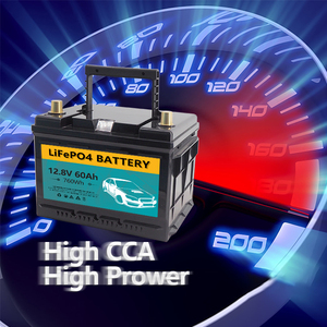 Batterie au lithium rechargeable DJS-1260E 12V 60Ah - Énergie 760Wh - Garantie 5 ans pour camping-car et démarrage automobile - Product Image 4