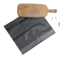 Sacs en plastique transparents personnalisés avec logo et poignées découpées, sacs de vente en gros pour les petites entreprises, sacs de shopping
