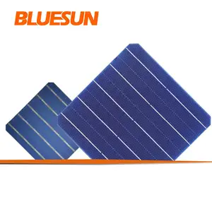 Efisiensi Tinggi 5 Busbar 5 W Solar Cell Solar Mono Solar Cell Bahan Baku