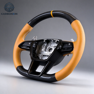 Volante de Fibra de Carbono Personalizado para Audi A4 B8 B9 A3 8p A6 RS3 Q3 A1 A5 C6 C7 C7.5 C8 B6 B7 B8.5 8V RS5 RS6 RS7 S5 S6 S7 A7 - Product Image 5