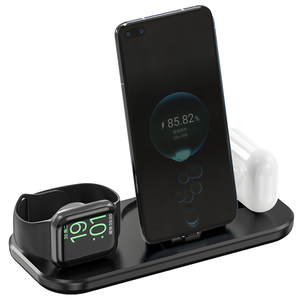 3 1 chargeur de bureau à charge rapide support de téléphone pliable support Type-C Port GAN matériel prend en charge la charge sans fil <span class=keywords><strong>Android</strong></span> - Product Image 1