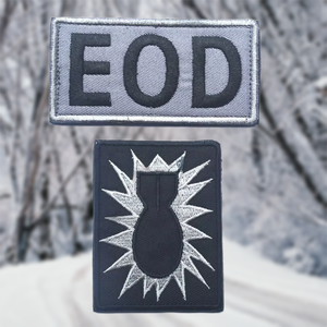 Écussons brodés personnalisés pour uniformes d'équipe EOD, appliques de vêtements mignonnes de dessin animé, écusson brodé avec crochet et boucle - Product Image 1