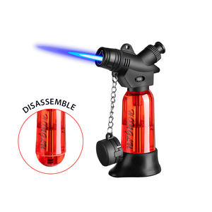 Modern Single Jet Flame Outdoor <b>Gas</b> Torch Lighter Metal Mini Jet Torch Kitchen Use Refillable Logo-Packed Gift Presentations - Product Image 2