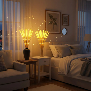 โคมไฟสนามหญ้ากลางคืน รูปดอกกุหลาบ สำหรับตกแต่งบ้านและสวน ไฟ LED แบบเสียบพื้น วัสดุ PVC กันน้ำระดับ IP65 แสง 3000K - Product Image 2