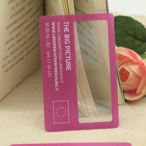 Fresnel lentille de poche loupe règle d'urgence solaire démarreur de feu Compact en plastique <span class=keywords><strong>carte</strong></span> de crédit loupe - Product Image 5
