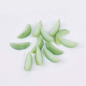 Rodajas de Cantalupo en Miniatura de 2 cm, Juguetes de Comida en Miniatura, Accesorios para Postres y Frutas DIY, Rodajas de Cantalupo Verdes - Product Image 5