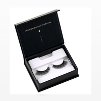 Boîte en papier de luxe pour faux cils réutilisables, cils doux avec bande flexible, emballage personnalisé pour la vente en gros de produits de beauté
