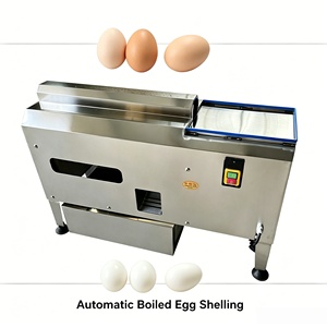 Éplucheur d'œufs durs automatique en acier inoxydable 304 à faible bruit <span class=keywords><strong>pour</strong></span> usage en cuisine centrale - Product Image 1
