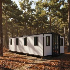 Custom Foldable Expandable Container House 20FT 30FT 40FT Luxury Design with Sturdy Steel Wall Panel - Product Image 1