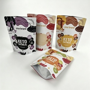 Bolsas de Plástico Personalizadas de 500g con Cierre Hermético, Aptas <span class=keywords><strong>para</strong></span> Alimentos, <span class=keywords><strong>para</strong></span> Leche, Granos, Granola, Cereales, <span class=keywords><strong>Avena</strong></span>, Harina de Maíz - Product Image 4