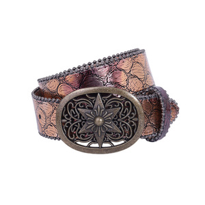 Nuevo Cinturón Vintage con Hebilla de Placa Plateada Antigua, Cinturón de Moda Unisex Estilo Punk Bohemio, Cinturón de Cuero PU Premium Retro - Product Image 2