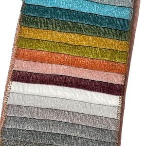 Free Sample HomeTextile 100% Polyester Durable Linen Look Sofa <b>Furniture</b> Linen Fabric for Upholstery - Product Image 1