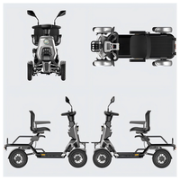 Scooter électrique à quatre roues H&O City Park Campus, moteur 500W, frein à disque hydraulique, étanche, charge maximale 150 kg, vitesse maximale 25 km/h, Tour