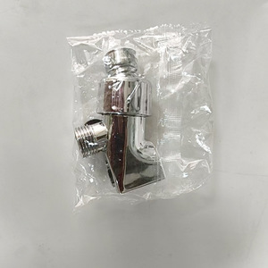 Soporte para Ducha de Mano en Forma de L, Ajustable, de Cobre, para Montar en la Pared, con Acabado Electrochapado, Diseño Contemporáneo - Product Image 4