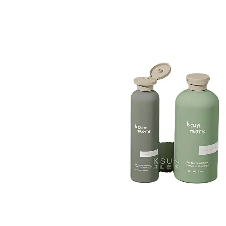Botol Lotion plastik transparan 120ml, tutup botol pompa sampo Gel mandi plastik penjualan terbaik kosmetik