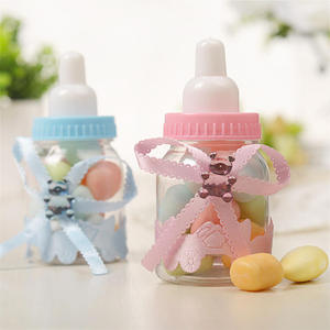 Baby Shower bleu garçon rose fille boîte cadeau bouteille baptême baptême boîtes à bonbons fête d'anniversaire faveurs cadeau préféré - Product Image 3