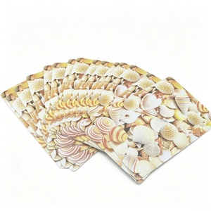 Carte da Gioco con Motivo a Conchiglie, Carte da Poker Portatili in Scatola di Carta Ecologica Riciclabile, Gioco per Feste Multigiocatore - Product Image 4