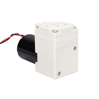 Pompe à air micro-diaphragme silencieuse DC HCKG 11L/min de haute qualité, générateur d'oxygène, pompe à gaz avec moteur sans balais et support fixe