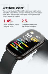 TFT Full screen touch può collegare orologio da 1.47 pollici supporto 24 ore continuo di monitoraggio della frequenza cardiaca smartwatch' - Product Image 4