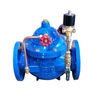 Vanne hydraulique de contrôle de débit d'eau électrique électrovanne 600X