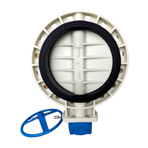 Prix réel <span class=keywords><strong>pas</strong></span> <span class=keywords><strong>cher</strong></span> grande taille DN400 DN500 toutes tailles <span class=keywords><strong>disque</strong></span> PP levier de vitesse <span class=keywords><strong>plaquette</strong></span> PP polypropylène vanne papillon à bride - Product Image 1