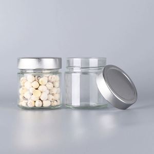 Eco Friendly 50ml 100ml 150ml 250ml 300ml 500ml Honey <b>Spice</b> Pudding <b>Jar</b> Glass Food Storage <b>Jar</b> Aluminum Screw Lid - Product Image 4
