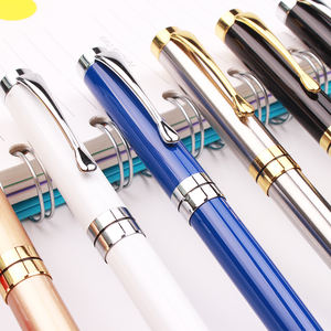 Stylo à encre gel de haute qualité en métal lourd avec logo personnalisé - Product Image 4