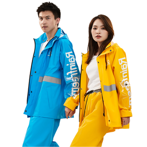 Impermeabile da ciclismo per esterni e pantaloni da pioggia imbottiti Set per adulti da uomo e donna per escursioni e impermeabili - Product Image 5