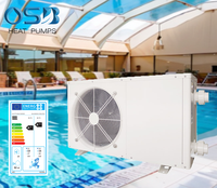 Chauffe-eau électrique pour piscine hors sol, pompe à chaleur air-eau à onduleur, sans réservoir, contrôlé par application, tôle galvanisée, chauffe-eau 2 ans
