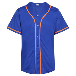 Maillot de baseball personnalisé OEM, meilleur prix de gros, matière respirante, logo imprimé, maillot de baseball d'équipe personnalisé - Product Image 1