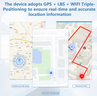X16B - Localizador GPS Inteligente para Vehículos con Posicionamiento en Tiempo Real 2G+4G, Compatible con Múltiples Alarmas y Posicionamiento Multimodo