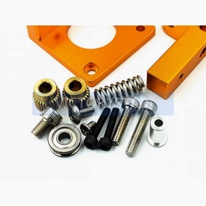 DIY 3D printer accessories <strong>MK8</strong> extruded aluminum block with tip but without forward and reDIY 3D printer accessories <strong>MK8</strong> extrude - Product Image 2