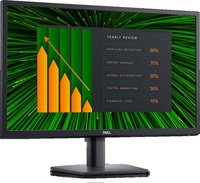 Monitor LCD de Alta Definición Dell E2423H de 23.8 Pulgadas, Equipo de Oficina para Negocios, Pantalla para Interacción Facial