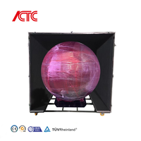 Pantalla LED Esférica Creativa Personalizada de Fábrica, Pantalla LED de Bola a Todo Color con Estuche de Transporte para Publicidad en Interiores