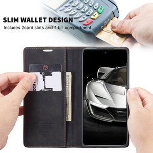 2023 cho Redmi note9 Pro Lưu ý 9S Wallet trường hợp từ đứng Lật Phong Cách Retro Da trường hợp đối với Redmi note11pro toàn cầu trường hợp - Product Image 6