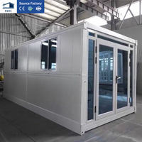 Maison conteneur pliable modulaire multifonctionnelle de haute qualité, prête à l'emploi, à faible coût