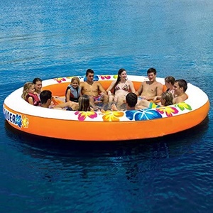 Phao Nước Bơm Hơi Đảo 6 Người Phòng Chờ Tùy Chỉnh Bằng Nhựa PVC Cho Hồ Và Đại Dương Tiệc Tùng - Product Image 5