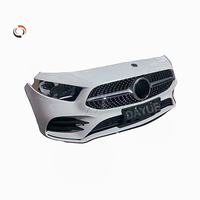 Parachoques delantero usado original para Mercedes Benz A-series W177 Sport 2019-2022 Kit de carrocería de coche con rejilla de segunda mano