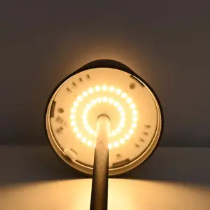 סיטונאי מגע עמעום USB נטענת LED מנורת שולחן המיטה לבית מלון