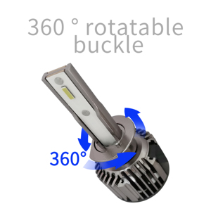 1-मिनट स्थापित करें P3s नई कार हेडलाइट बल्ब H1 स्पॉटलाइट h4 h7 9005 25w 6000k 12v 2100lm सार्वभौमिक शक्ति नेतृत्व-संशोधित - Product Image 3