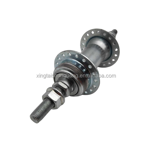 Steel Black Bicycle Hub Axle3/8''-26T Front/Rear Disc Mount 36H for Mountain Bike 8/9/10/11s