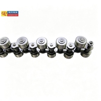 Chaînes de convoyeur QJ 80-PSR avec rouleaux extérieurs, chaîne spéciale personnalisée de haute qualité